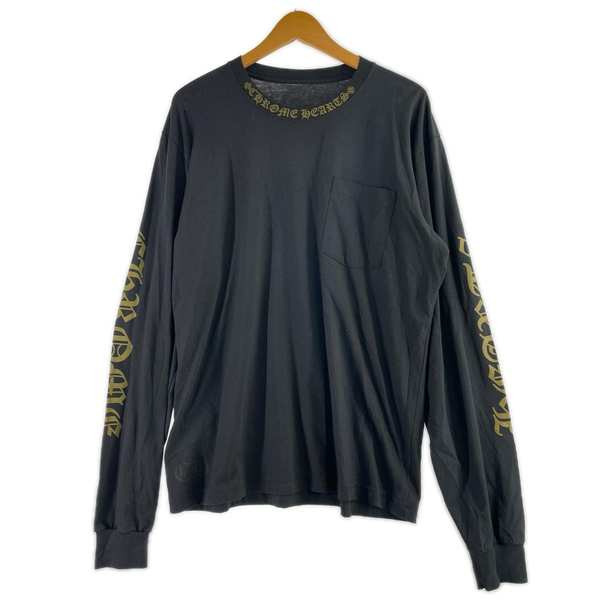 長袖Ｔシャツ CHROME HEARTS 長袖Tシャツ・カットソー L ブラック