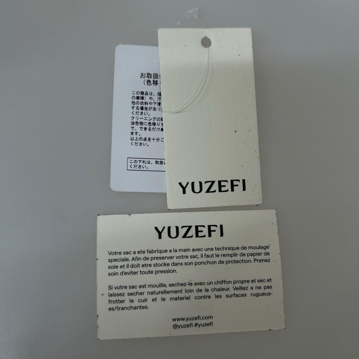 ハンドバッグ YUZEFI　ﾊﾝﾄﾞﾊﾞｯｸﾞ/ﾌﾞﾙｰ
