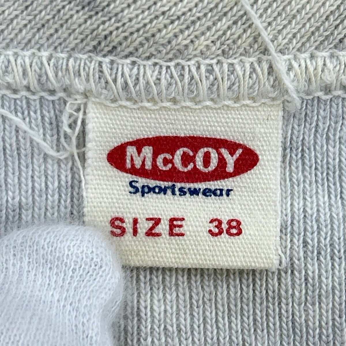 スウェット McCOY Sportswear USAF 両V ｽｳｪｯﾄ　38 38 グレー