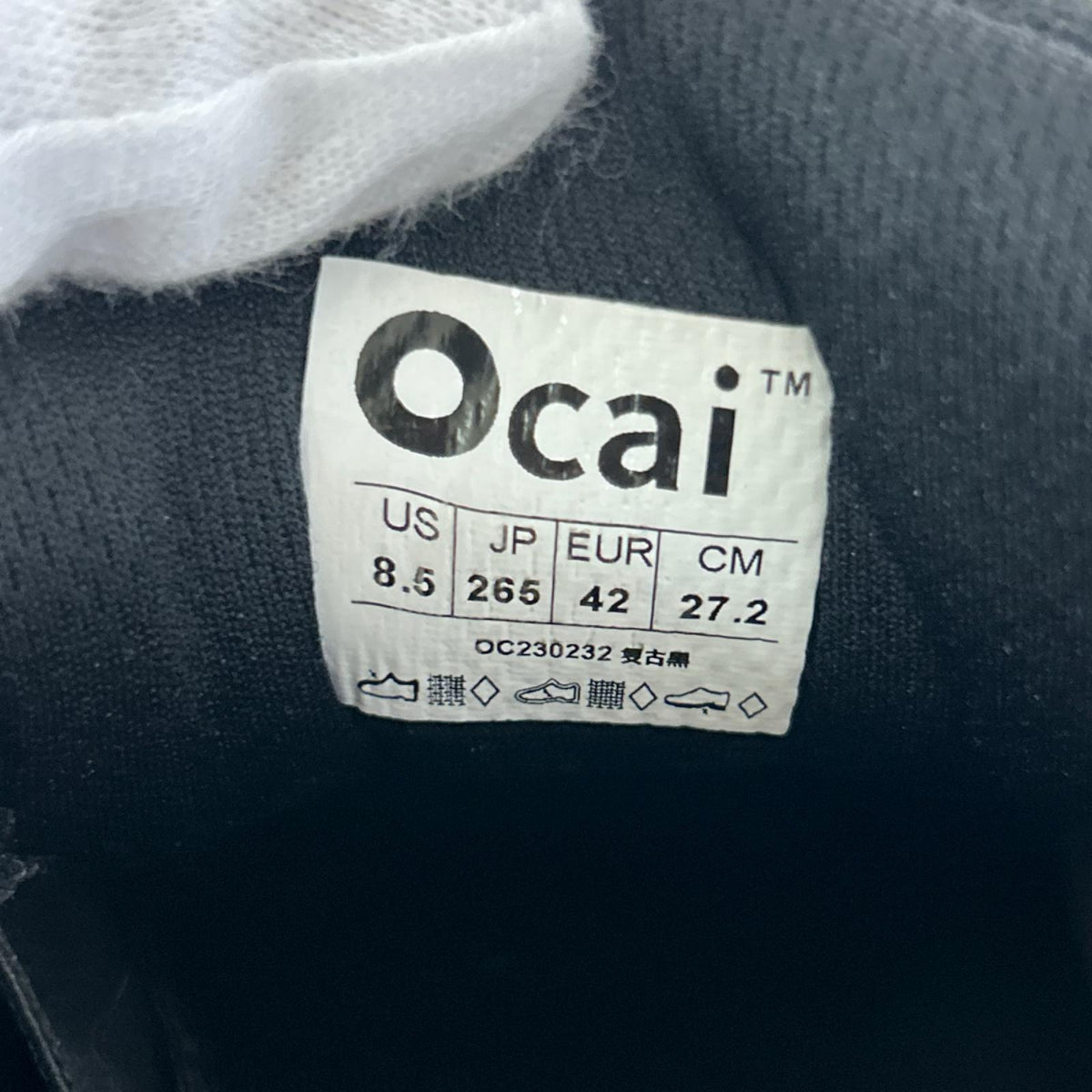 スニーカー Ocai SMILE ﾛｰｶｯﾄｽﾆｰｶｰ 26.5 ﾌﾞﾗｯｸ 26.5cm (US8 1/2 UK8 EU43) ブラック