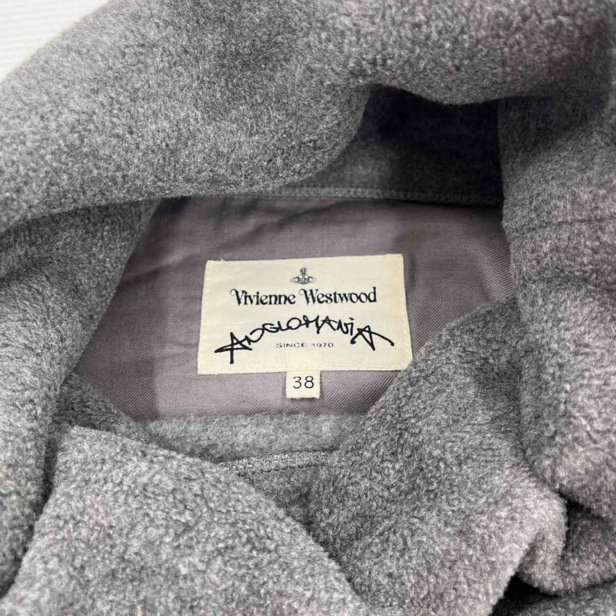 スウェット Vivienne Westwood ANGLOMANIA ｵｰﾊﾞｰｻｲｽﾞﾊｲﾈｯｸﾌﾘｰｽﾌﾟﾙｵｰﾊﾞｰ 38 ｸﾞﾚｰ 38 グレー