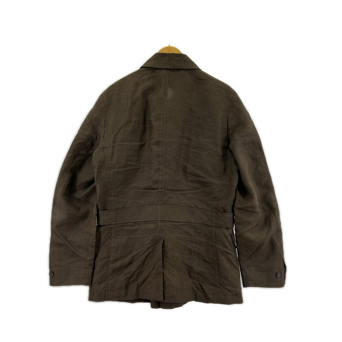 ジャケット CORDINGS LINEN SAFARI JACKET (38R) ブラウン