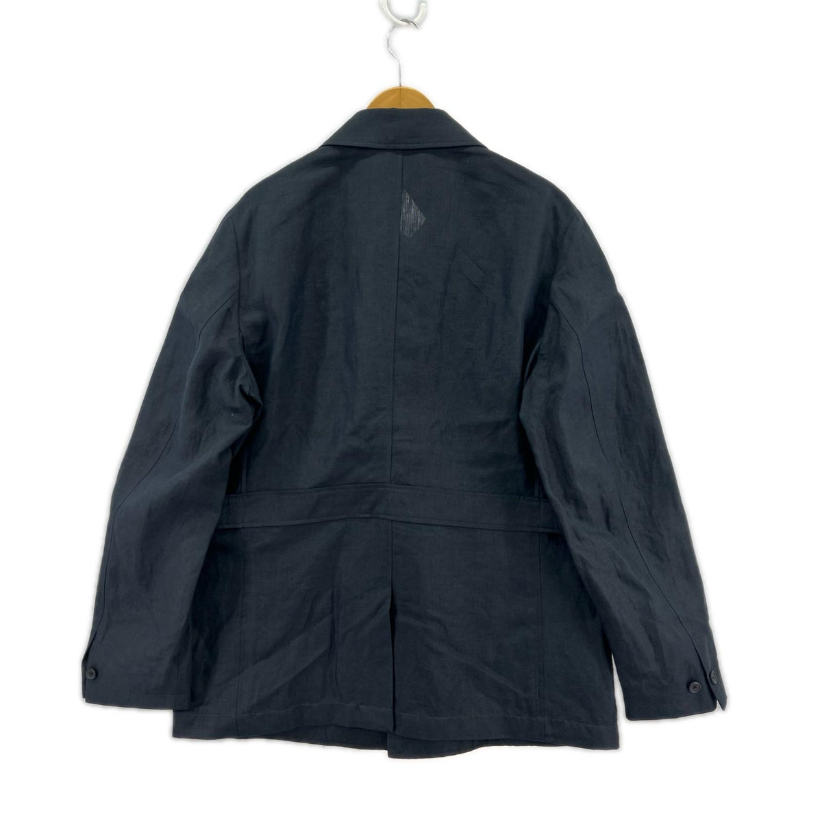 ジャケット CORDINGS LINEN SAFARI JACKET (42R) ネイビー