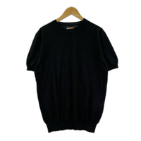 ニット KNIT TEE 黒 (L) L ブラック