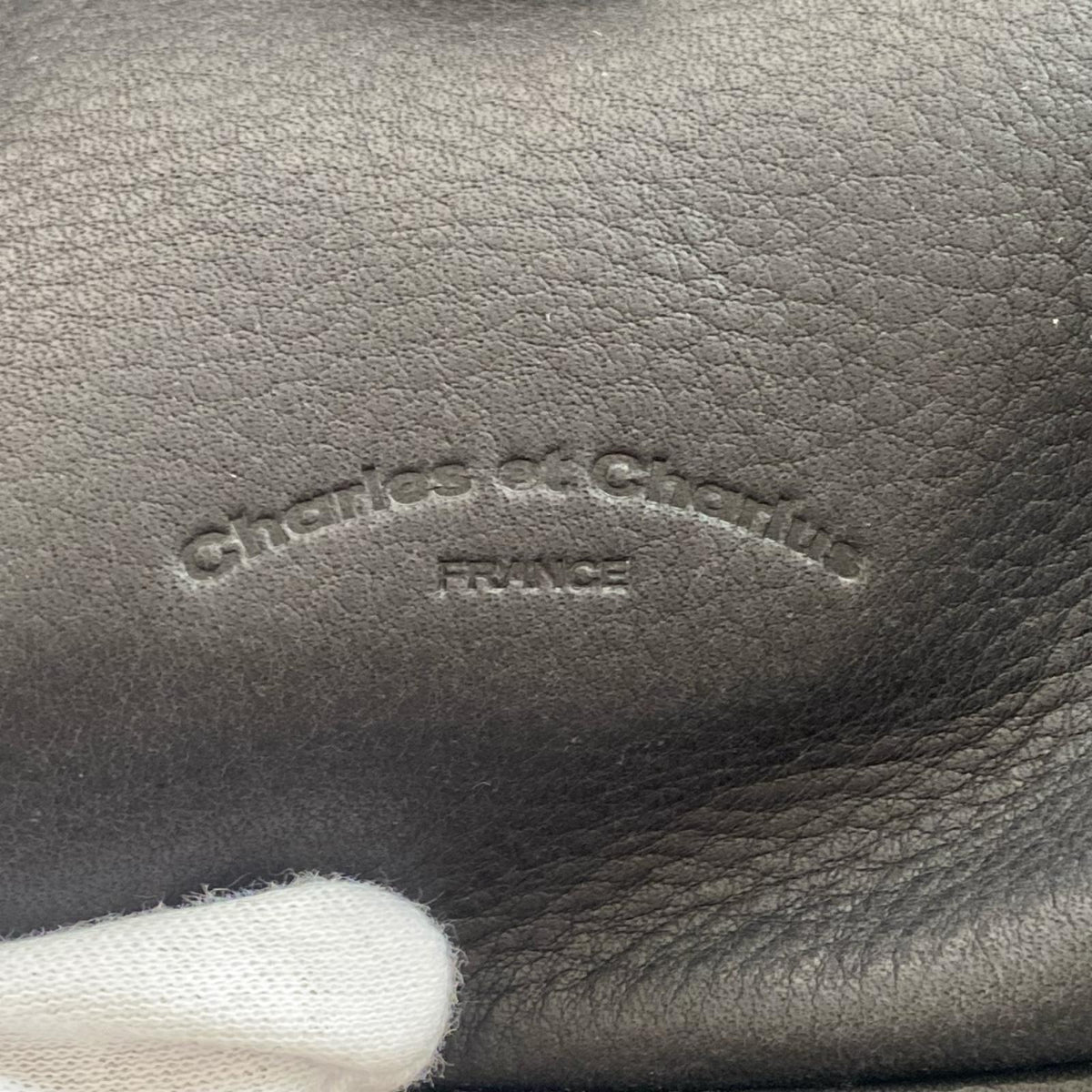 ショルダーバッグ Charles＆Charlus Vadim Noir ﾚｻﾞｰ ブラック
