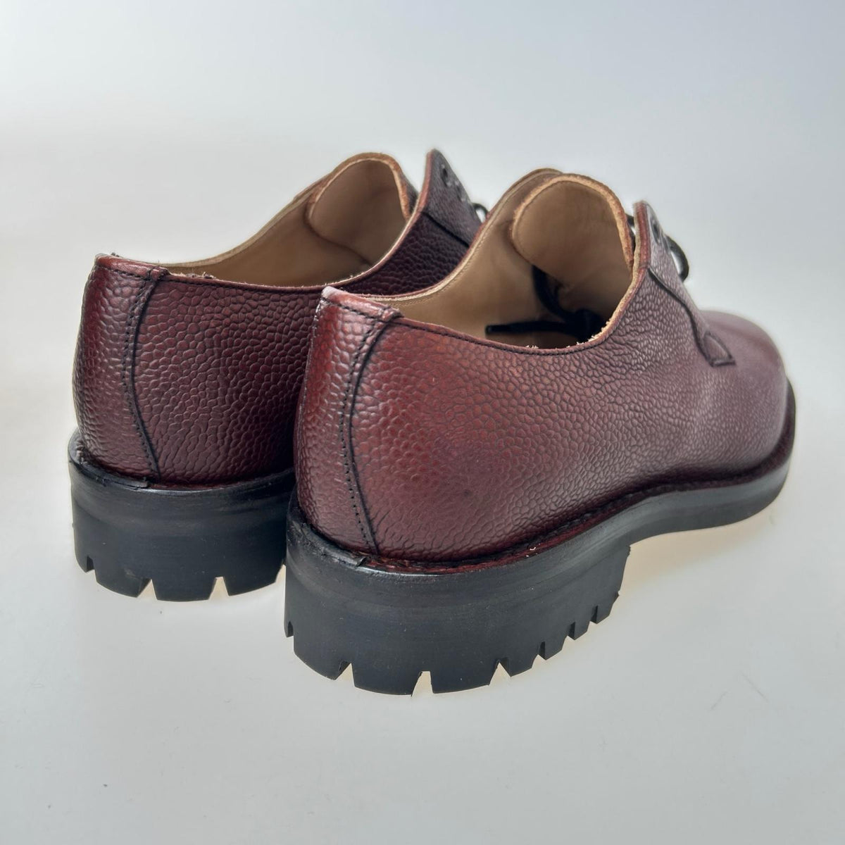 シューズ MALVERN C BURGUNDY GRAIN ブラウン