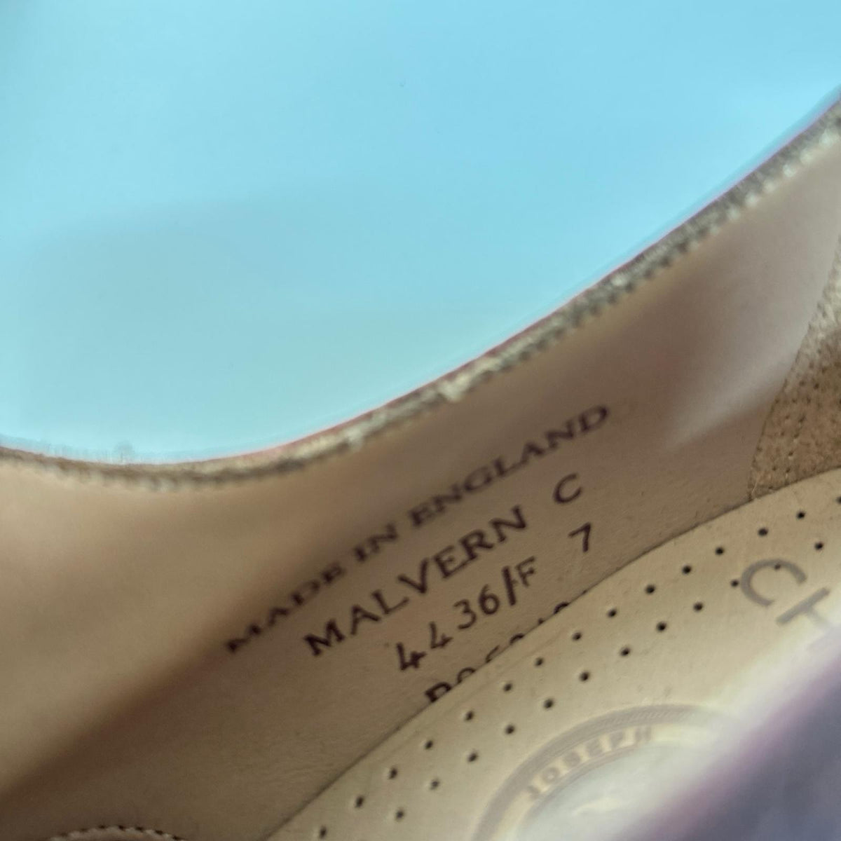 シューズ MALVERN C BURGUNDY GRAIN ブラウン