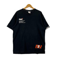 半袖Ｔシャツ 両面ﾌﾟﾘﾝﾄ 黒 (XL) ブラック