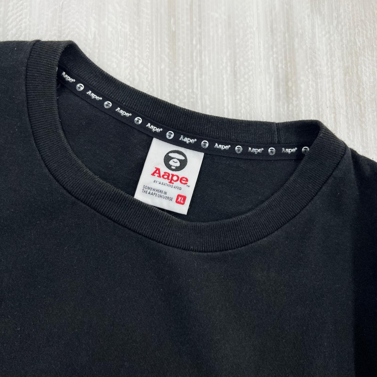 半袖Ｔシャツ 両面ﾌﾟﾘﾝﾄ 黒 (XL) ブラック