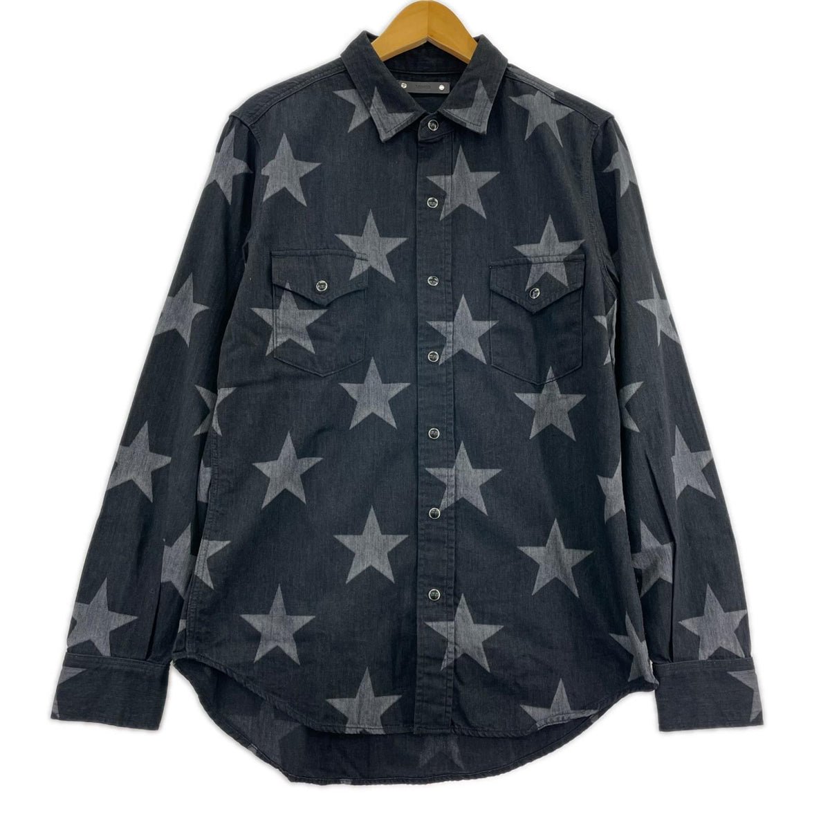 長袖シャツ 20SS DISCHARGE STAR WESTERN 2) 2 ブラック