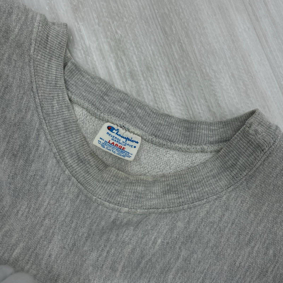 スウェット 80s USA製 ﾄﾘｺﾀｸﾞ BOSTON PRINT SWEATSHIRT L グレー