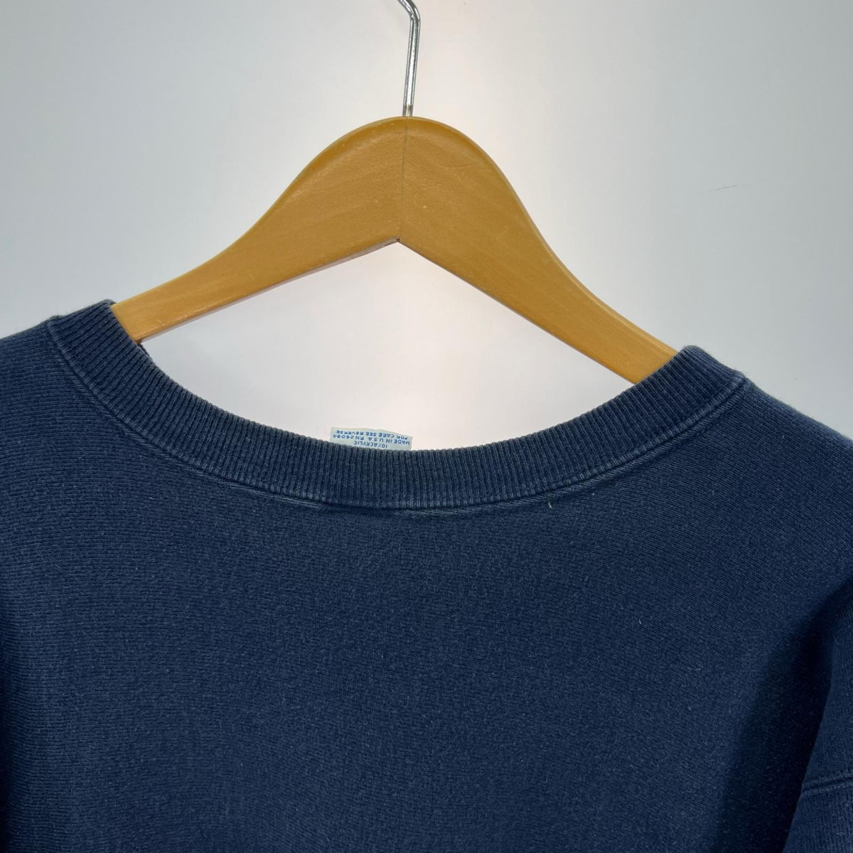 スウェット 90s USA製 REVERSE WEAVE DELAWARE L NAVY L ネイビー