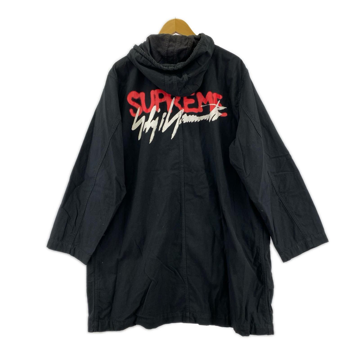 ミリタリージャケット Supreme ×Yohji Yamamoto 20AW ﾓｯｽﾞｺｰﾄ sizeS ﾌﾞﾗｯｸ S ブラック