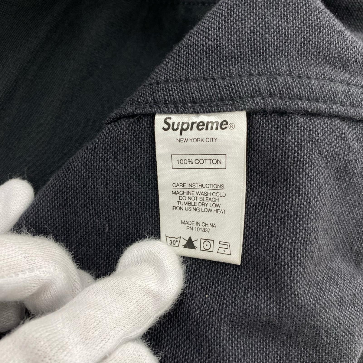 ミリタリージャケット Supreme ×Yohji Yamamoto 20AW ﾓｯｽﾞｺｰﾄ sizeS ﾌﾞﾗｯｸ S ブラック