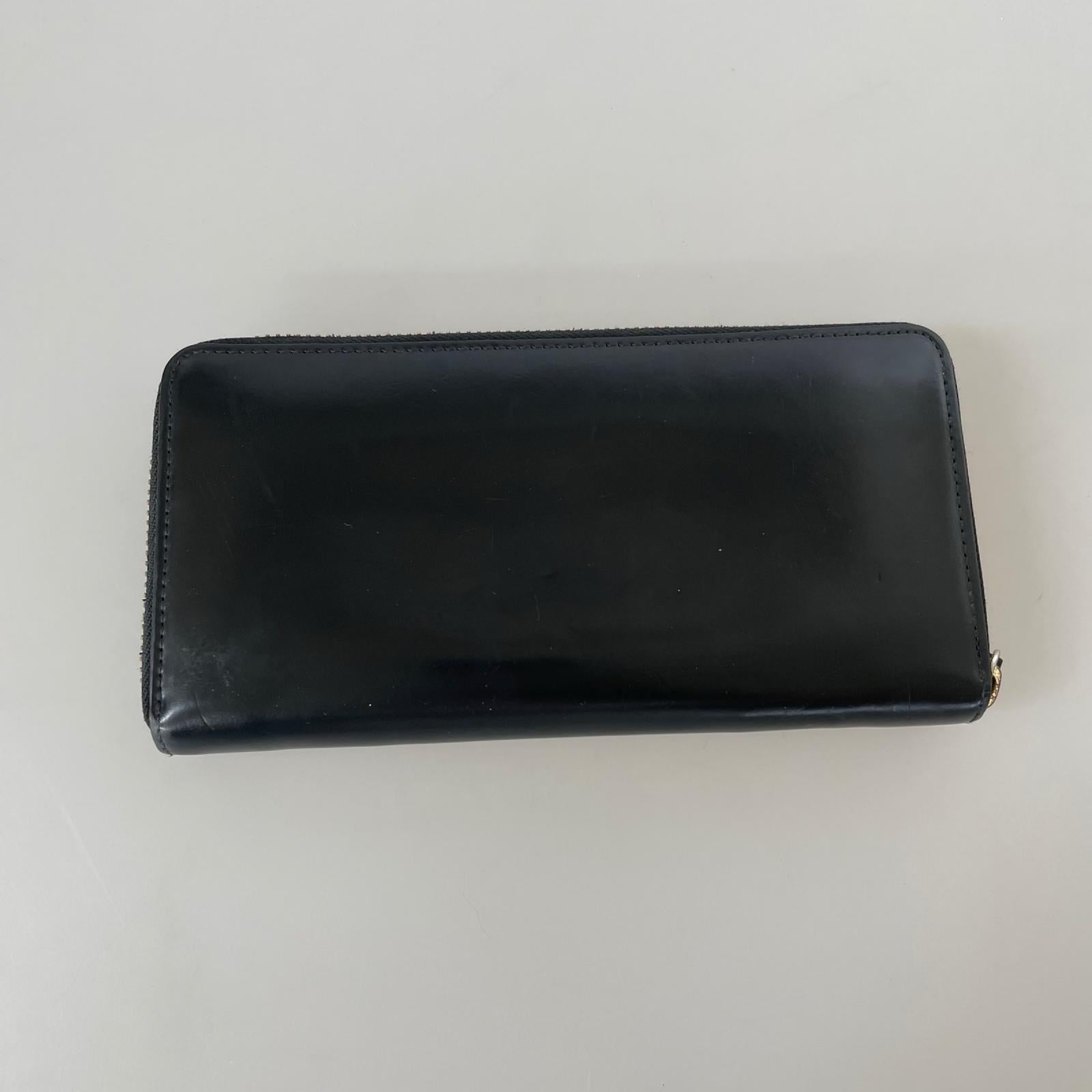 長財布 COCOMEISTER ﾗｳﾝﾄﾞﾌｧｽﾅｰ 長財布 ブラック