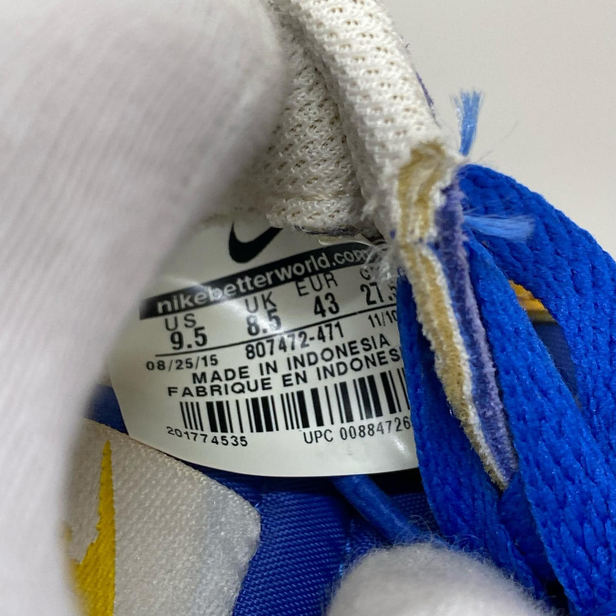 スニーカー NYLON CORTEZ "UCLA" (27.5㎝) 27.5cm (US9 1/2 UK9 EU45)