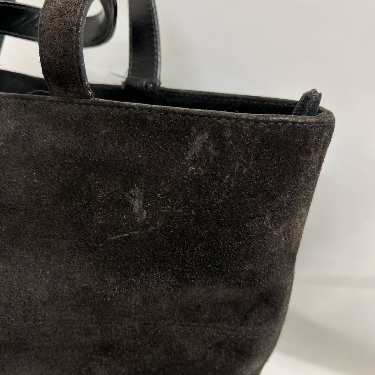 GUCCI スエードトート 黒
