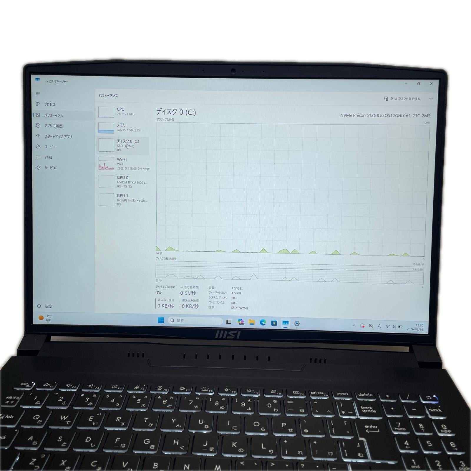 msi CreatorPro M16 B13V - msi アクセサリー