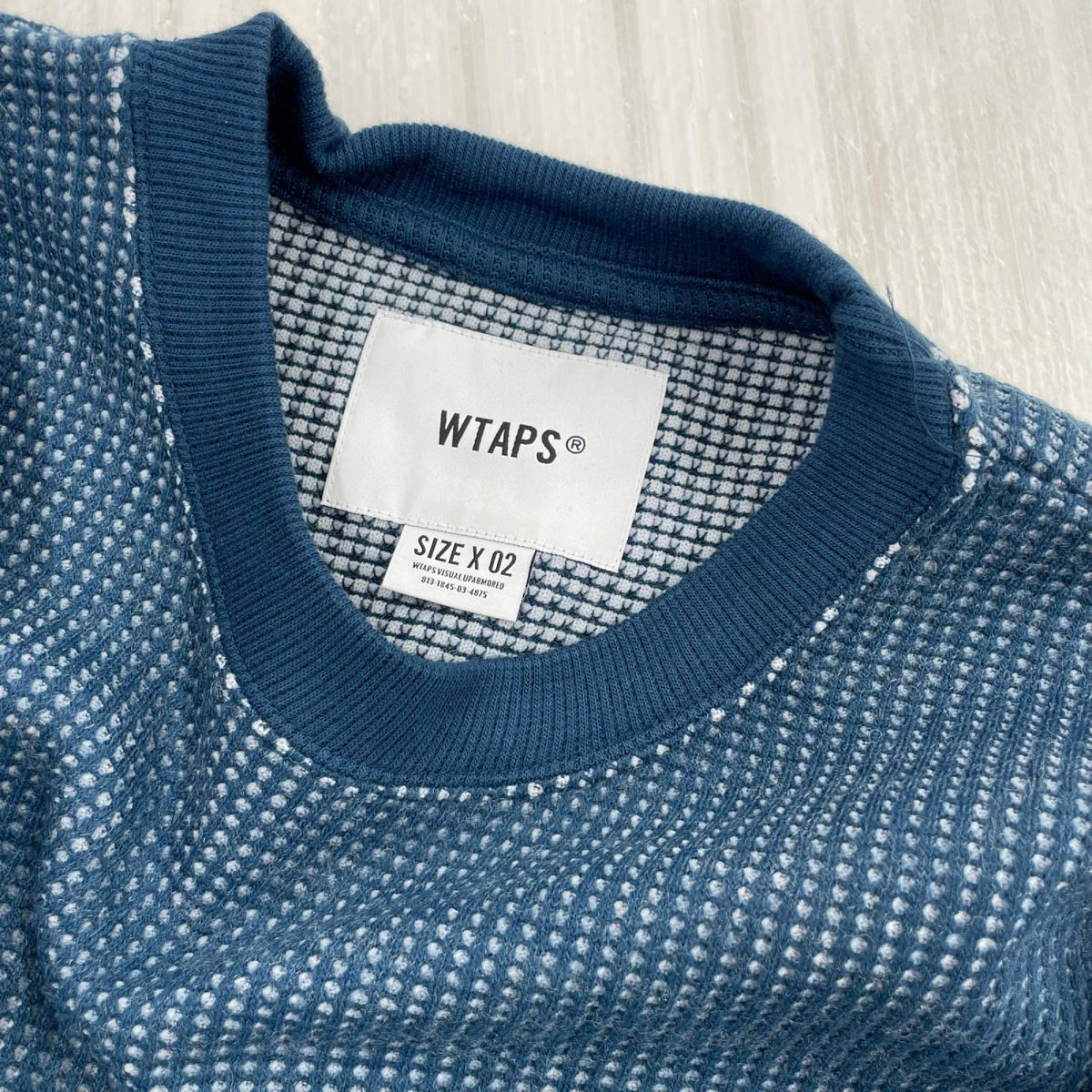 長袖Ｔシャツ WAFFLE/LS/PEAC 212ATDT-CSM30 (2) ネイビー 2
