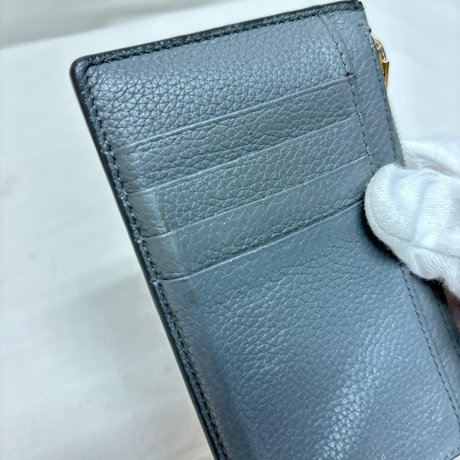 ジップカードホルダー グレー