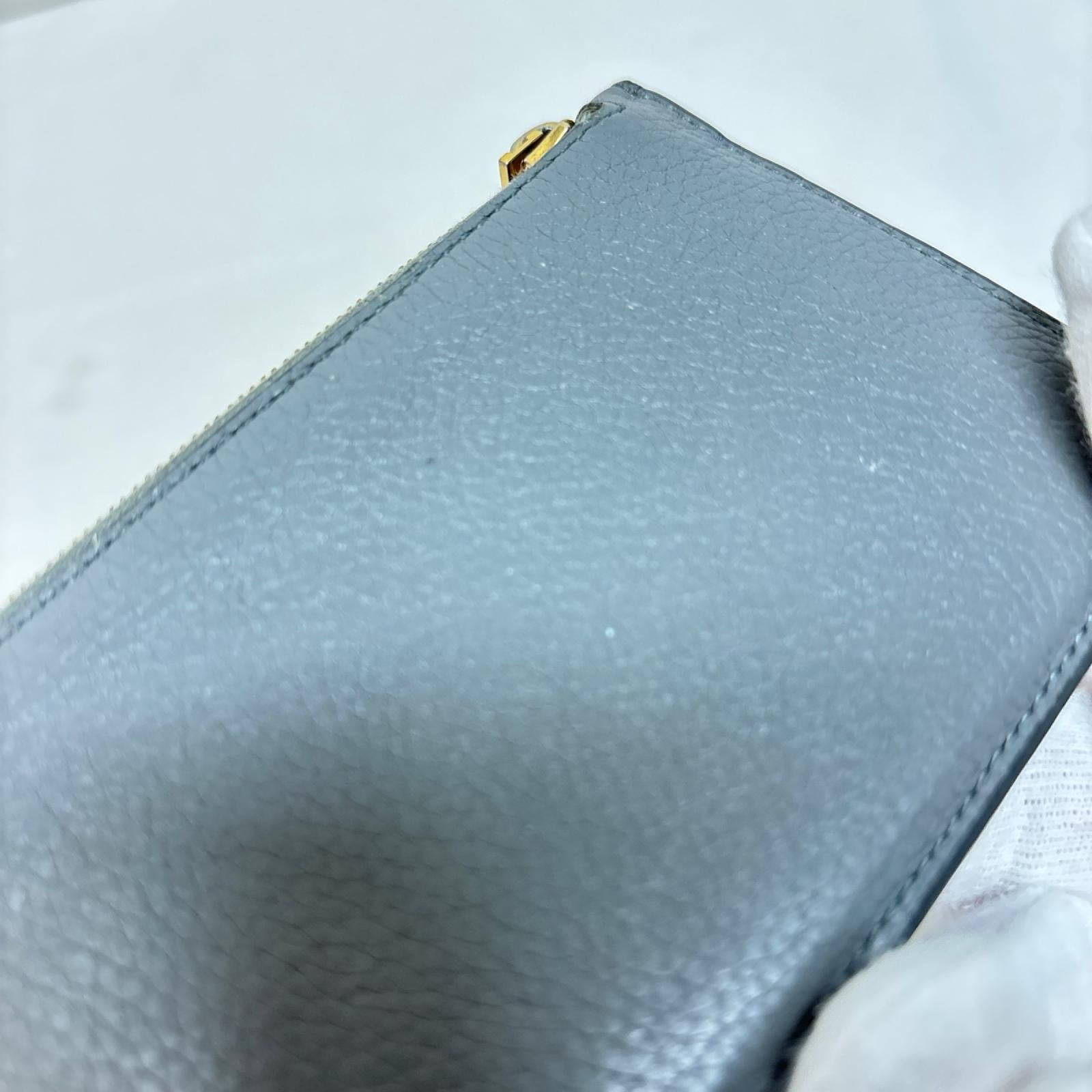 ジップカードホルダー グレー