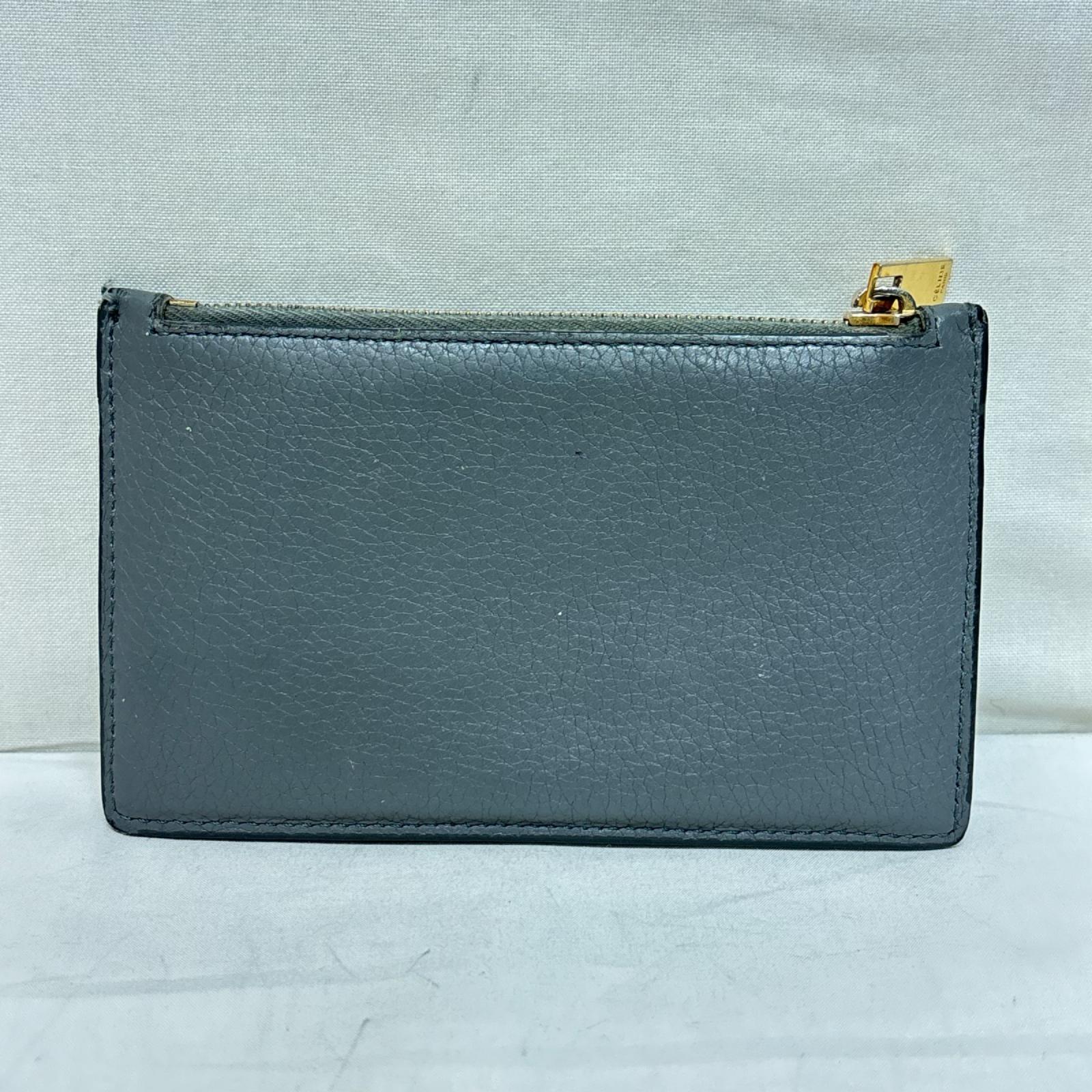 ジップカードホルダー グレー