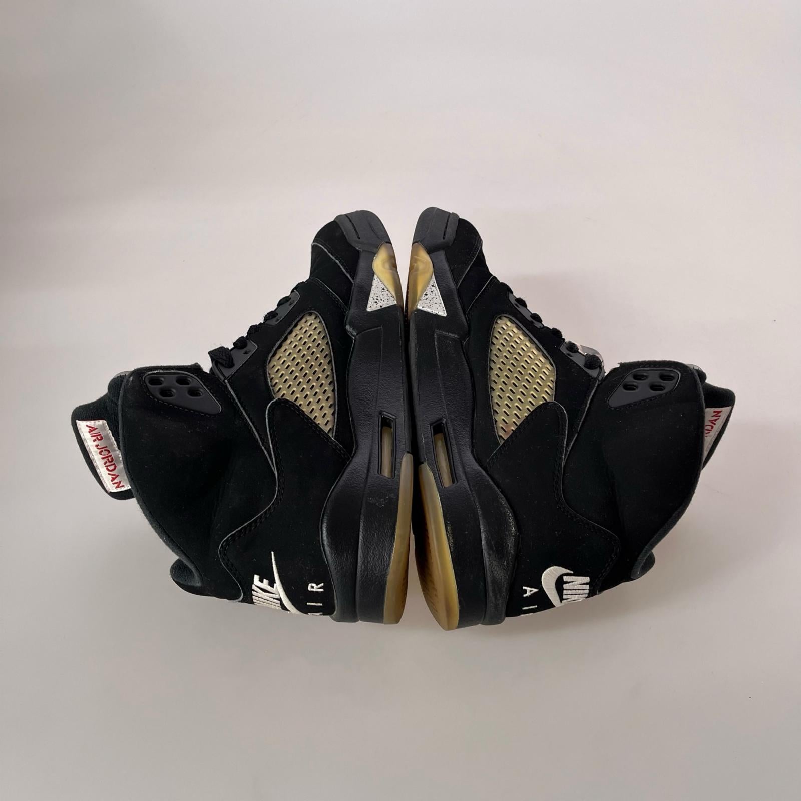 スニーカー Air Jordan 5 Retro OG Black/Fire Red 845035-003 (27cm) 27cm (US9 UK8 1/2 EU44) ブラック