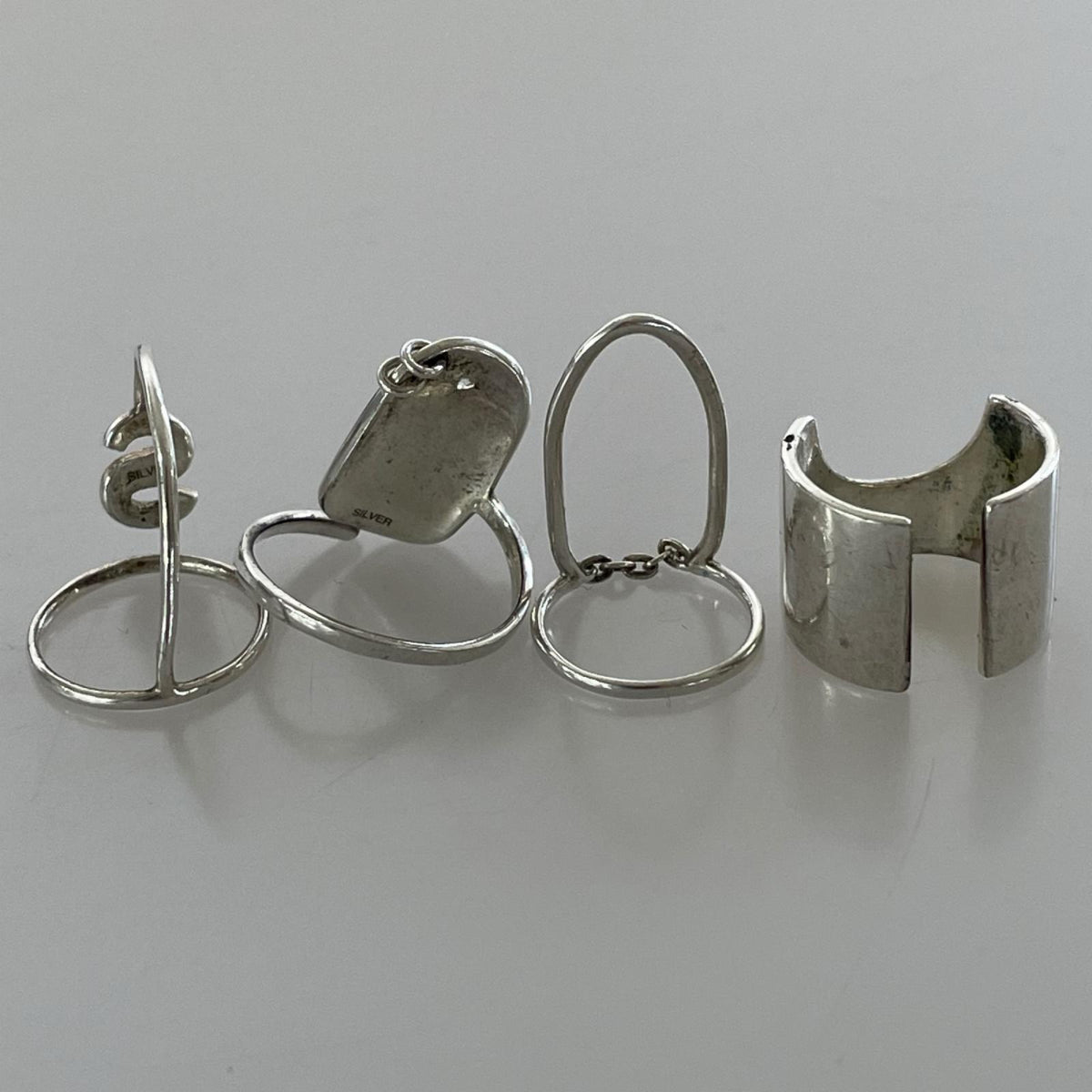 リング・指輪 ﾈｲﾙﾘﾝｸﾞ ｾｯﾄ SILVER シルバー