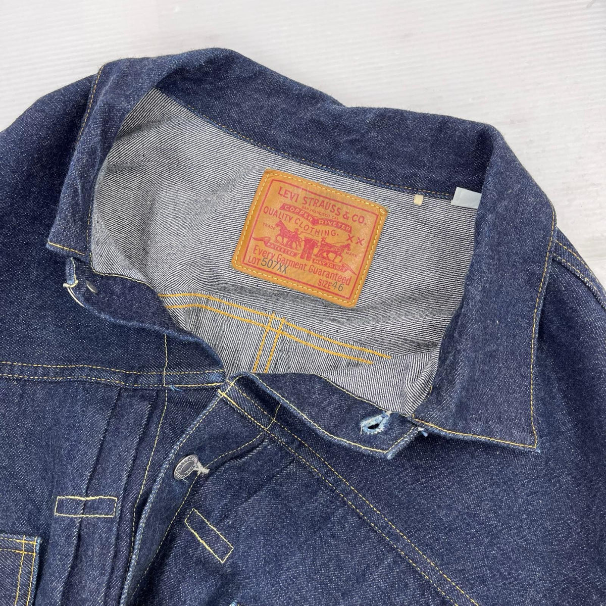 デニムジャケット TYPE II JACKET 1953モデル 507XX (46) 46 ネイビー