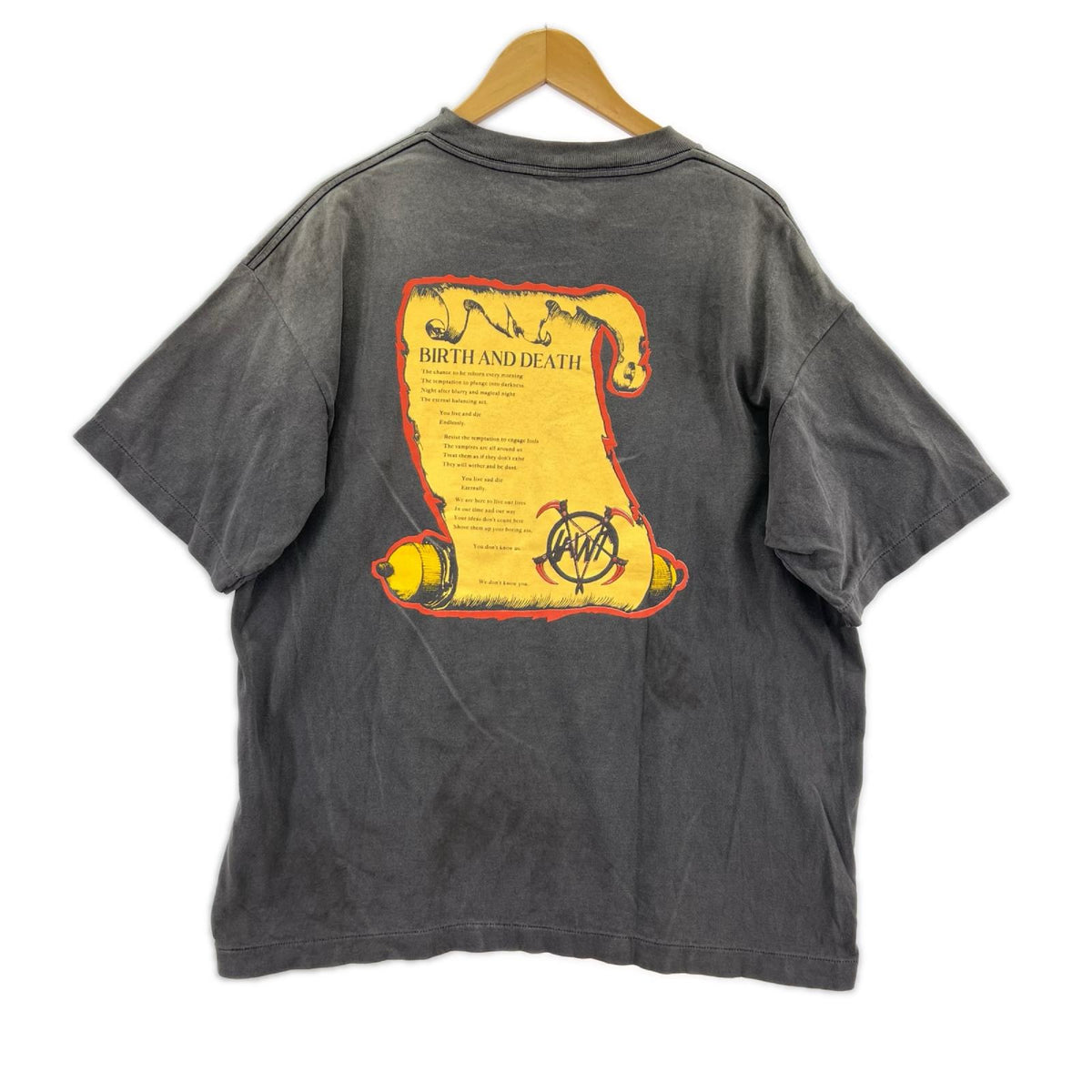 半袖Ｔシャツ SS TEE / BIRTH AND DEATH (L) L グレー