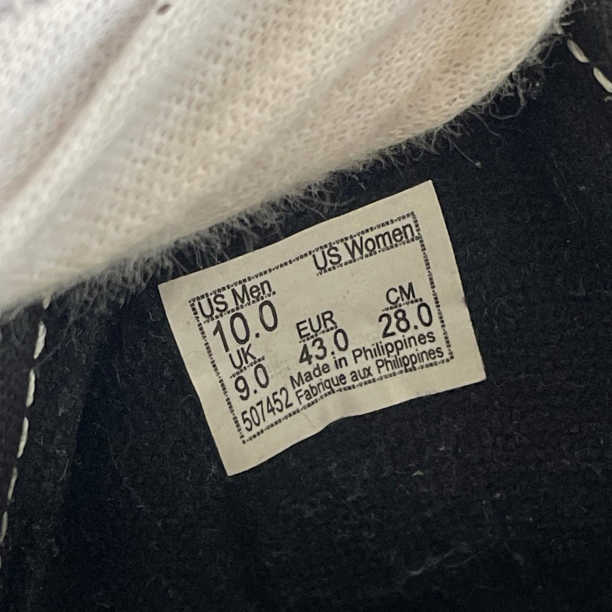 スニーカー OLD SKOOL 36 黒白 (28.0) 28cm (US10 UK9 1/2 EU46) ブラック