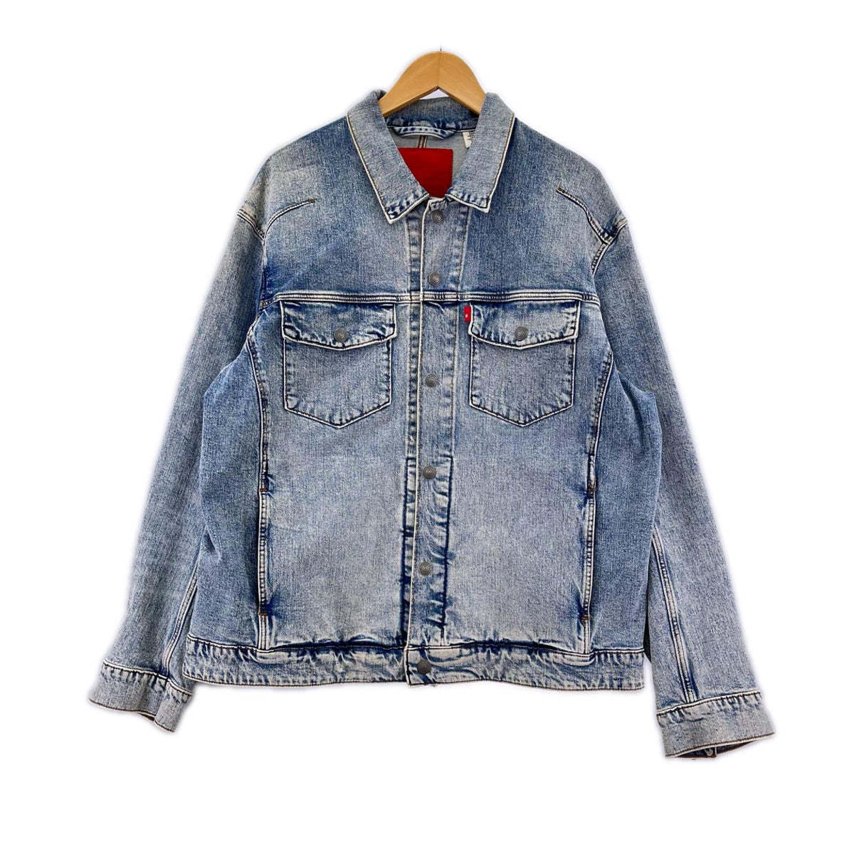 デニムジャケット PREMIUM LEJ ﾃﾞﾆﾑｼﾞｬｹｯﾄ　L L ブルー