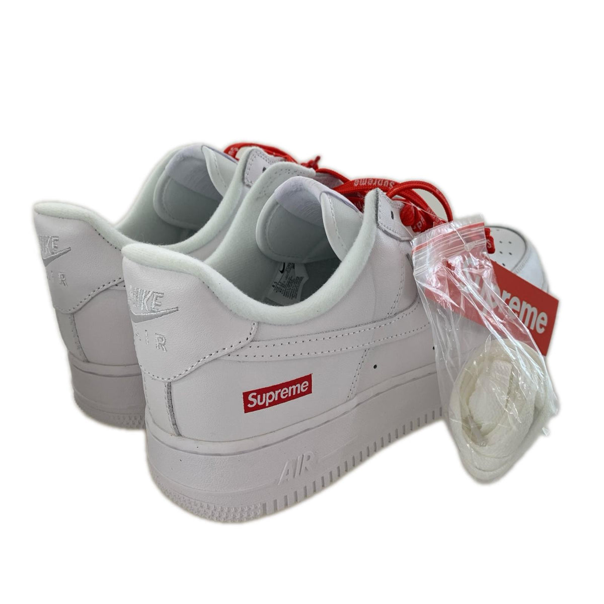 スニーカー ×SURPREME Air Force 1 Low WHITE (26.5) 26.5cm (US8 1/2 UK8 EU43) ホワイト