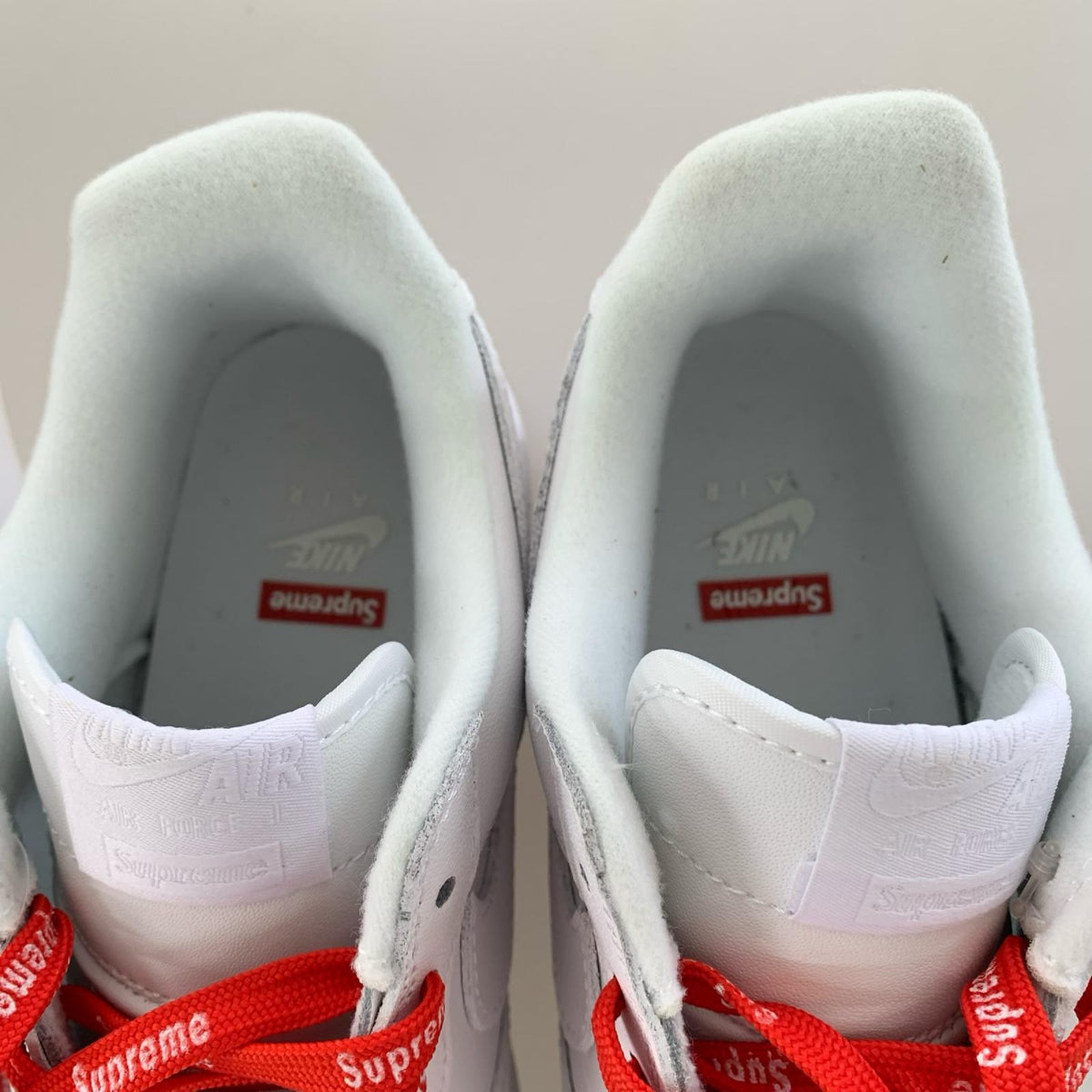 スニーカー ×SURPREME Air Force 1 Low WHITE (26.5) 26.5cm (US8 1/2 UK8 EU43) ホワイト