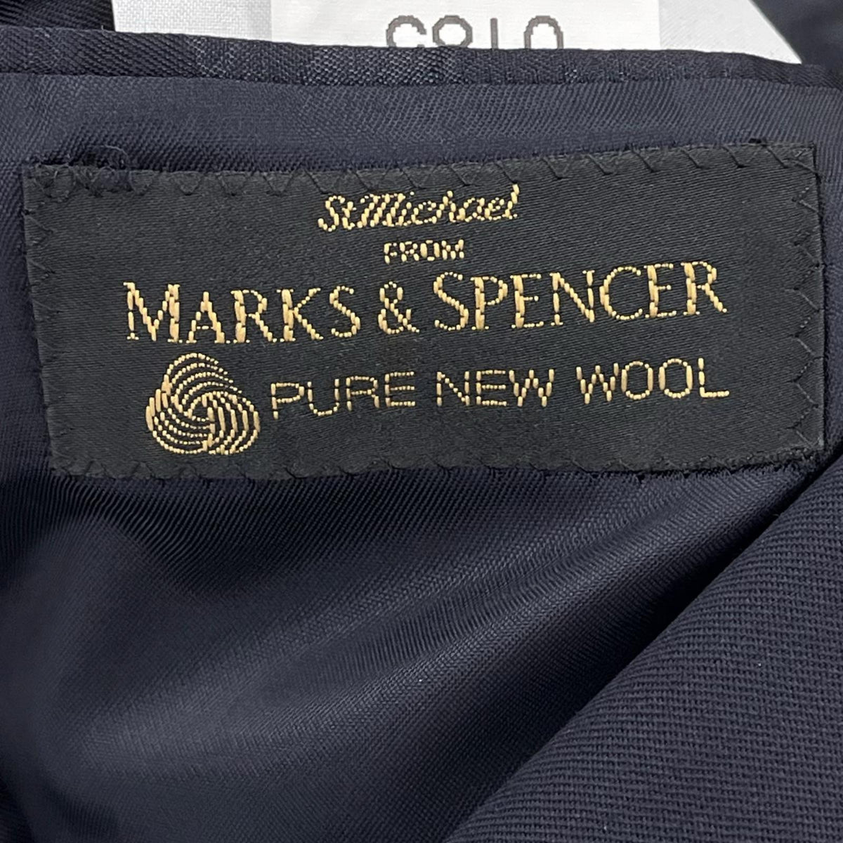 テーラードジャケット MARKS&SPENCER ﾀﾞﾌﾞﾙﾌﾞﾚｻﾞｰ ﾈｲﾋﾞｰ M ネイビー