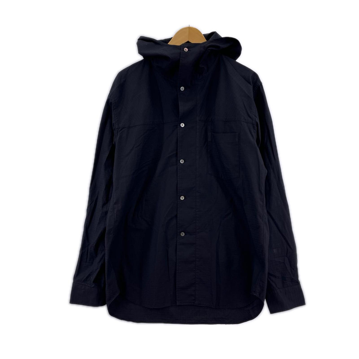 長袖シャツ homme deux 25AW ﾌｰﾃﾞｯﾄﾞｼｬﾂ ﾌﾞﾗｯｸ（Ｌ） L ブラック
