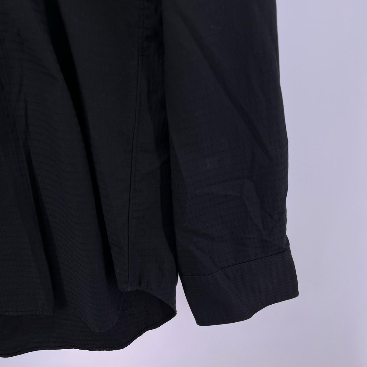 長袖シャツ homme deux 25AW ﾌｰﾃﾞｯﾄﾞｼｬﾂ ﾌﾞﾗｯｸ（Ｌ） L ブラック