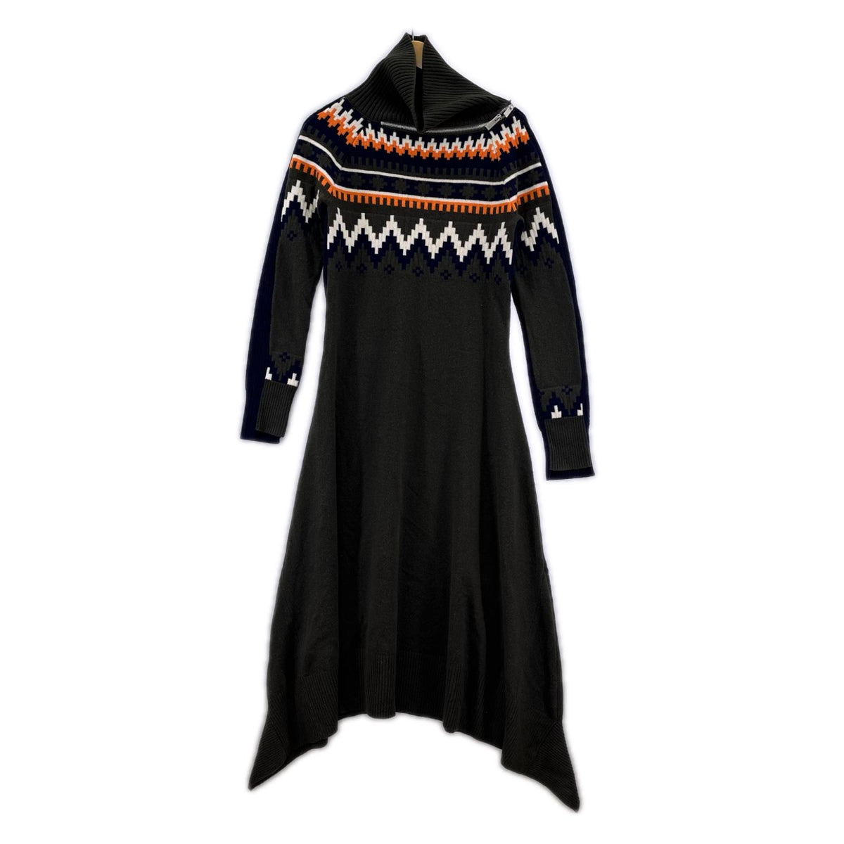 ワンピース Sacai 21AW ﾆｯﾄﾜﾝﾋﾟｰｽ 1 ｶｰｷ 1