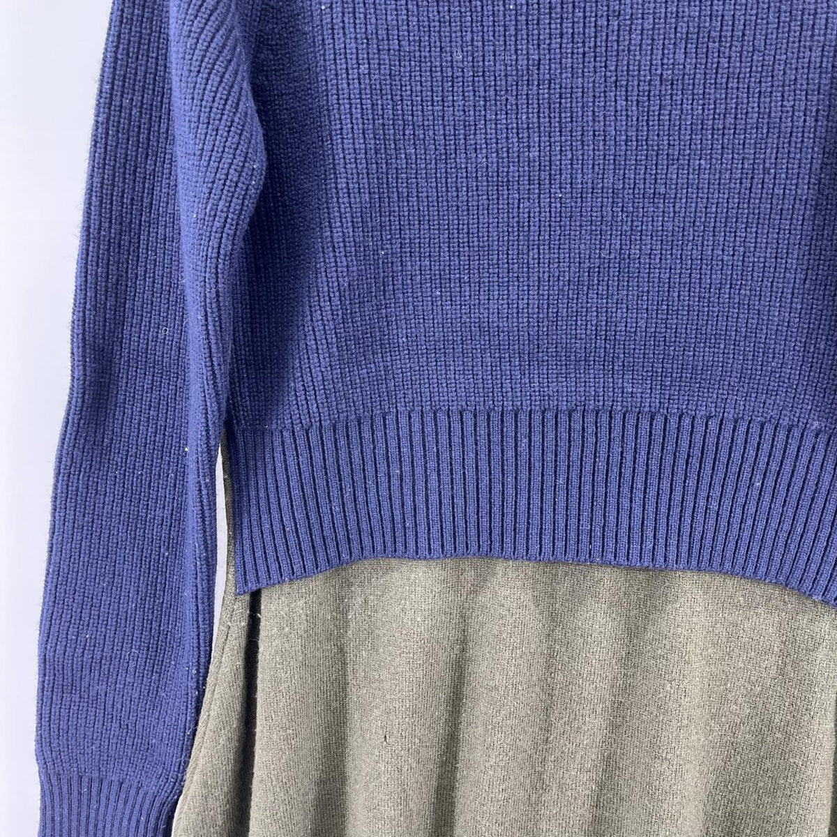 ワンピース Sacai 21AW ﾆｯﾄﾜﾝﾋﾟｰｽ 1 ｶｰｷ 1