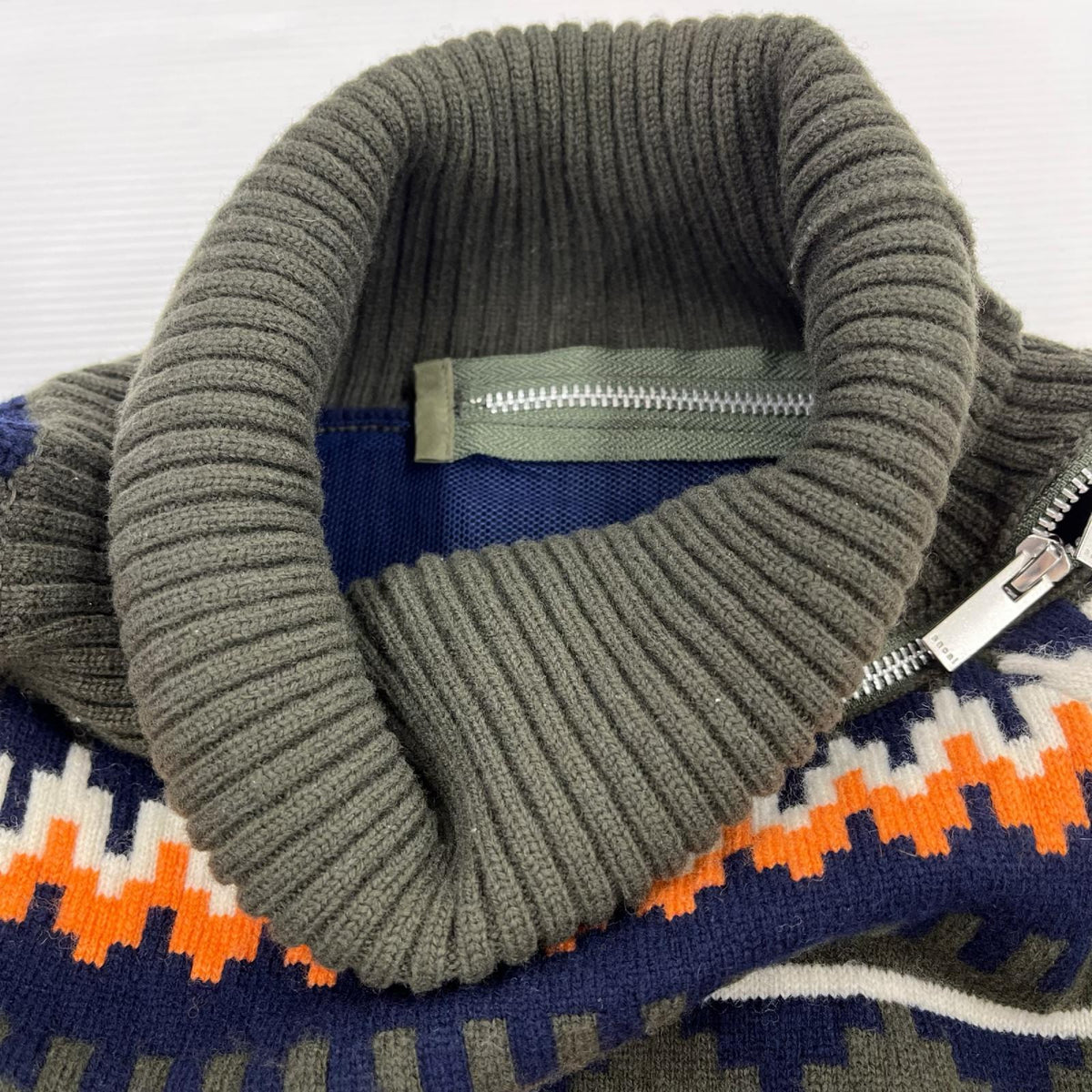 ワンピース Sacai 21AW ﾆｯﾄﾜﾝﾋﾟｰｽ 1 ｶｰｷ 1