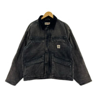 ジャケット 115589 Washed Canvas Shop Jacket (M) M ブラック