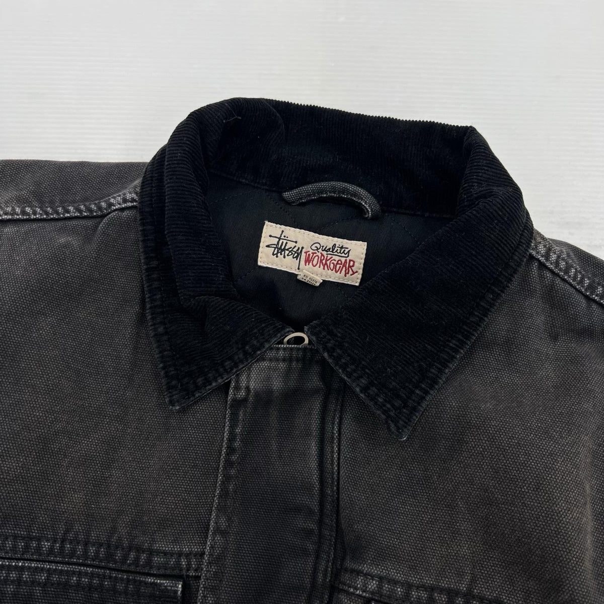ジャケット 115589 Washed Canvas Shop Jacket (M) M ブラック