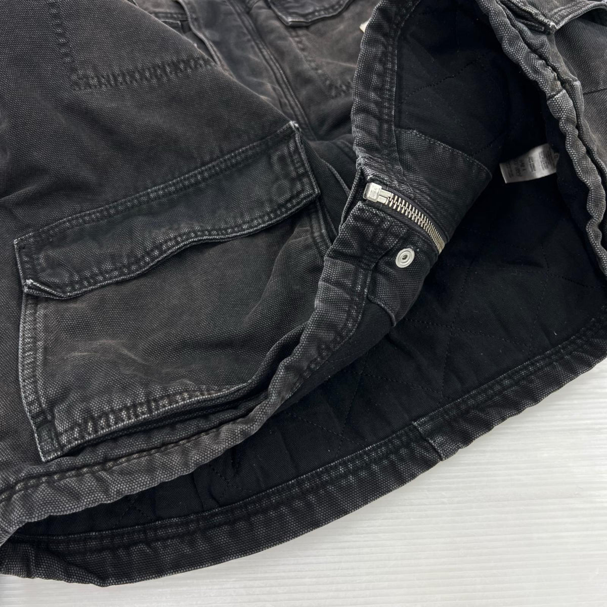 ジャケット 115589 Washed Canvas Shop Jacket (M) M ブラック