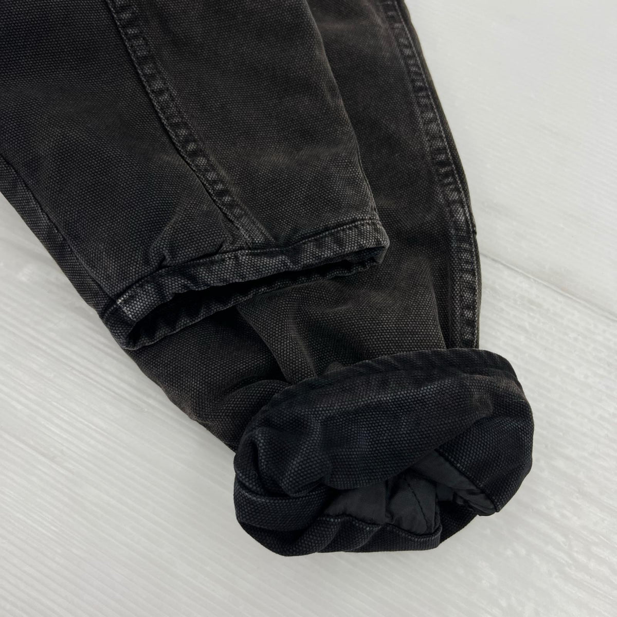 ジャケット 115589 Washed Canvas Shop Jacket (M) M ブラック