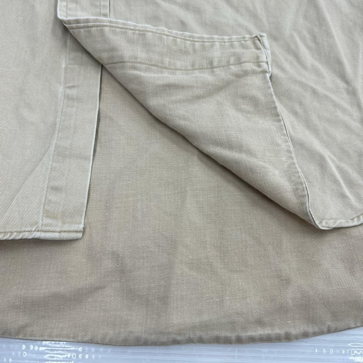 半袖シャツ BLAIRE 刺繍BDｼｬﾂ (XL) ベージュ