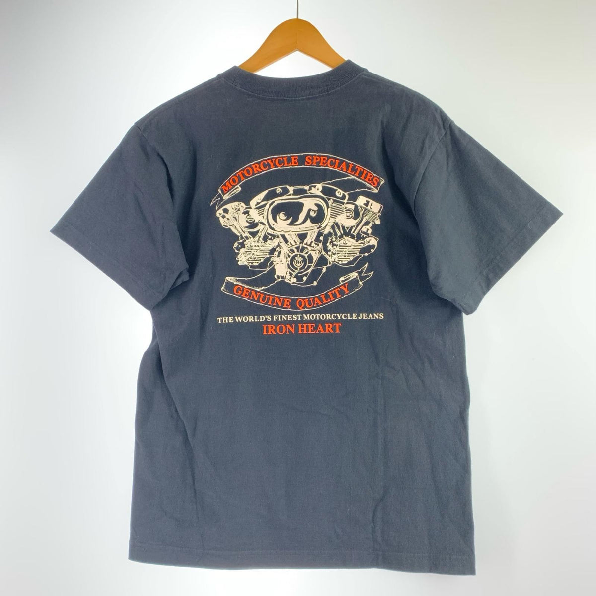 半袖Ｔシャツ 胸 ﾊﾞｯｸ ﾌﾟﾘﾝﾄ TEE 黒 S ブラック