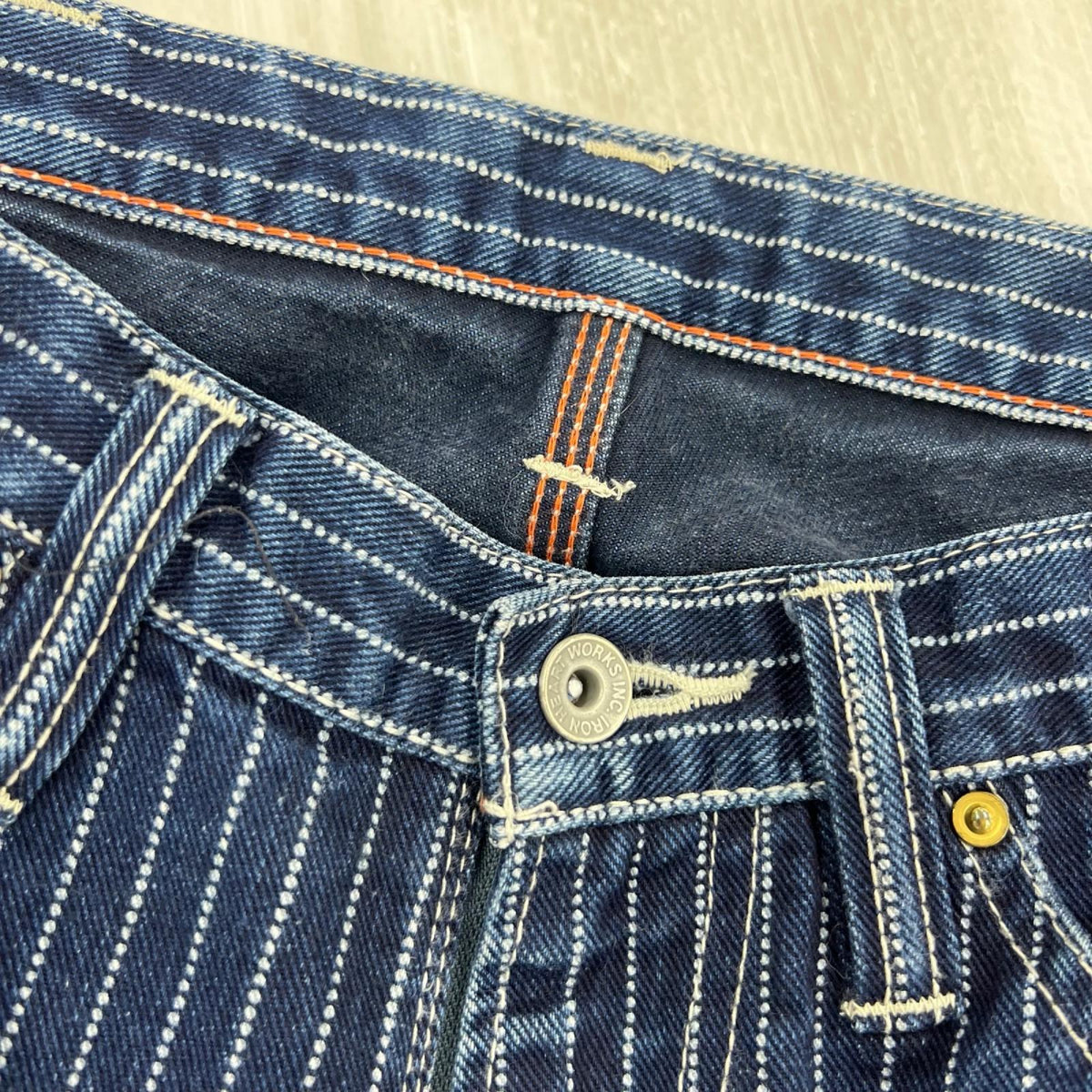 デニムパンツ ｳｫﾊﾞｯｼｭ ﾍﾟｲﾝﾀｰ ﾊﾟﾝﾂ ｲﾝﾃﾞｨｺﾞ