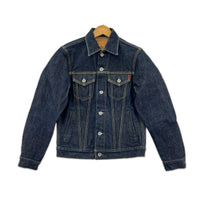 デニムジャケット 21oz ｾﾙﾋﾞｯﾁﾃﾞﾆﾑ ｻｲﾄﾞﾎﾟｹｯﾄ付 ﾄﾗｯｶｰｼﾞｬｹｯﾄ ブルー