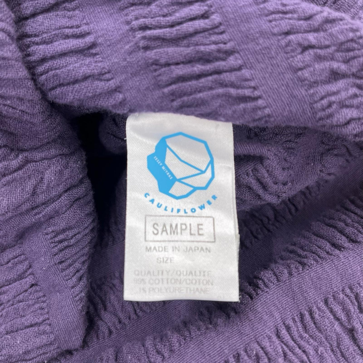 ワンピース ISSEY MIYAKE CAULIFLOWER ﾉｰｽﾘｰﾌﾞﾜﾝﾋﾟｰｽ ﾊﾟｰﾌﾟﾙ パープル