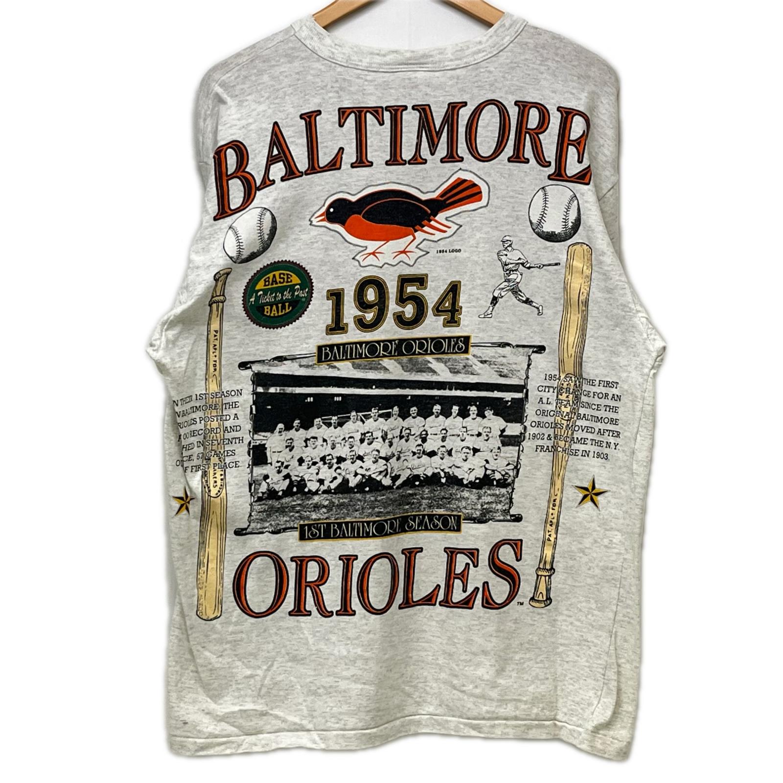 長袖Ｔシャツ Long Gone 90s BALTIMORE ORIOLES sizeL ｸﾞﾚｰ L グレー